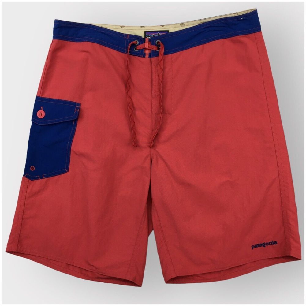 Patagonia‎ Wavefarer Board Shorts Swim Trunks Men's Size 35 Casual